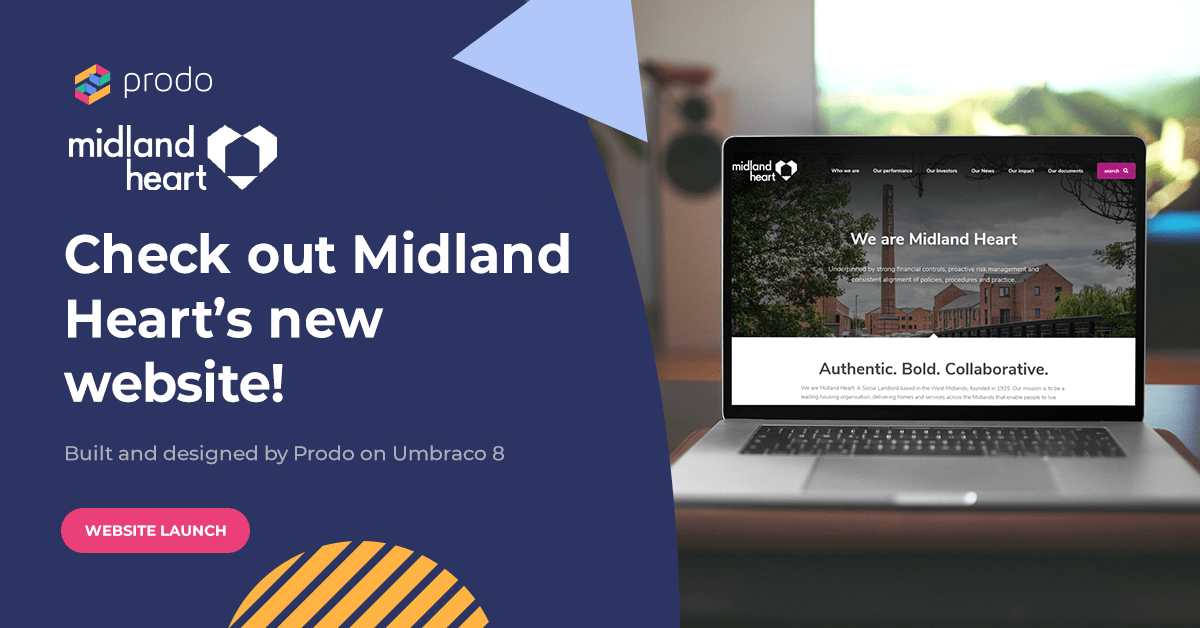 Midland Heart launch new Umbraco 8 website