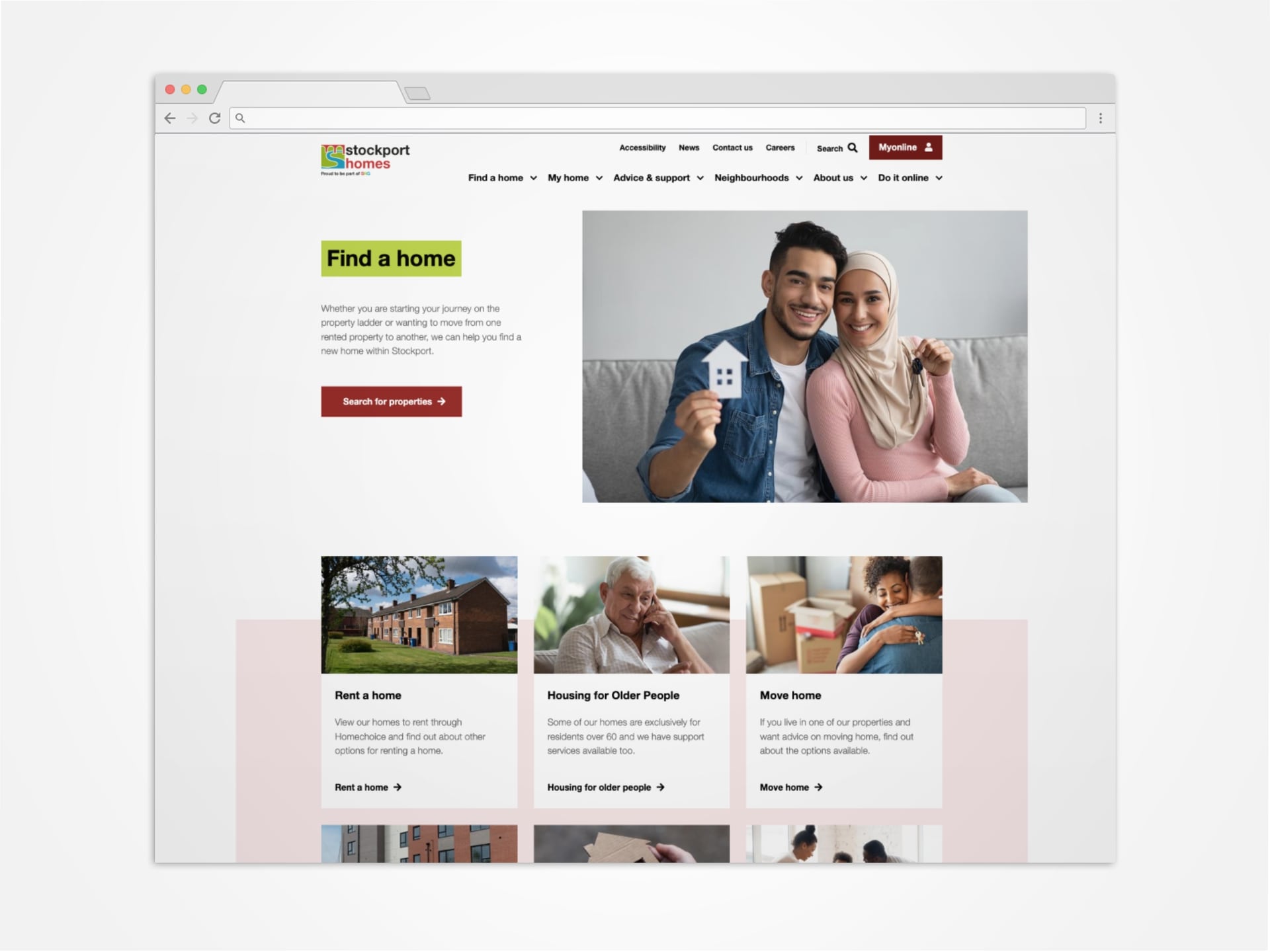 New Stockport Homes website driven by customer feedback