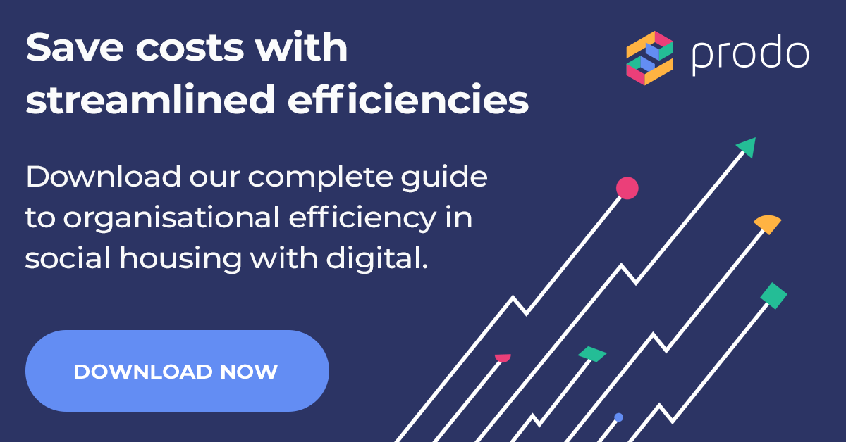 Download our complete guide to organisational efficiency in social housing with digital.