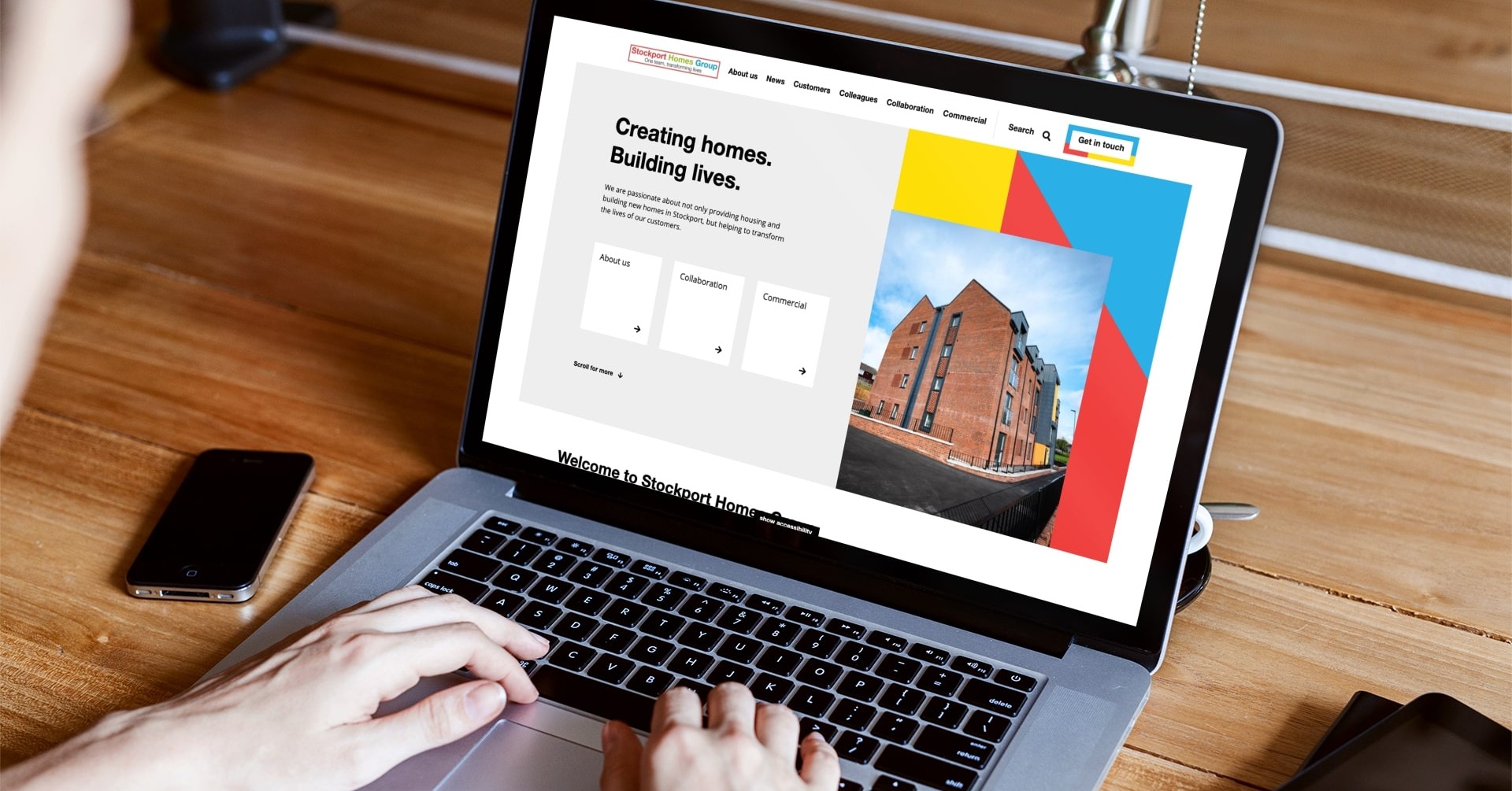 Stockport Homes Group brand new website goes live