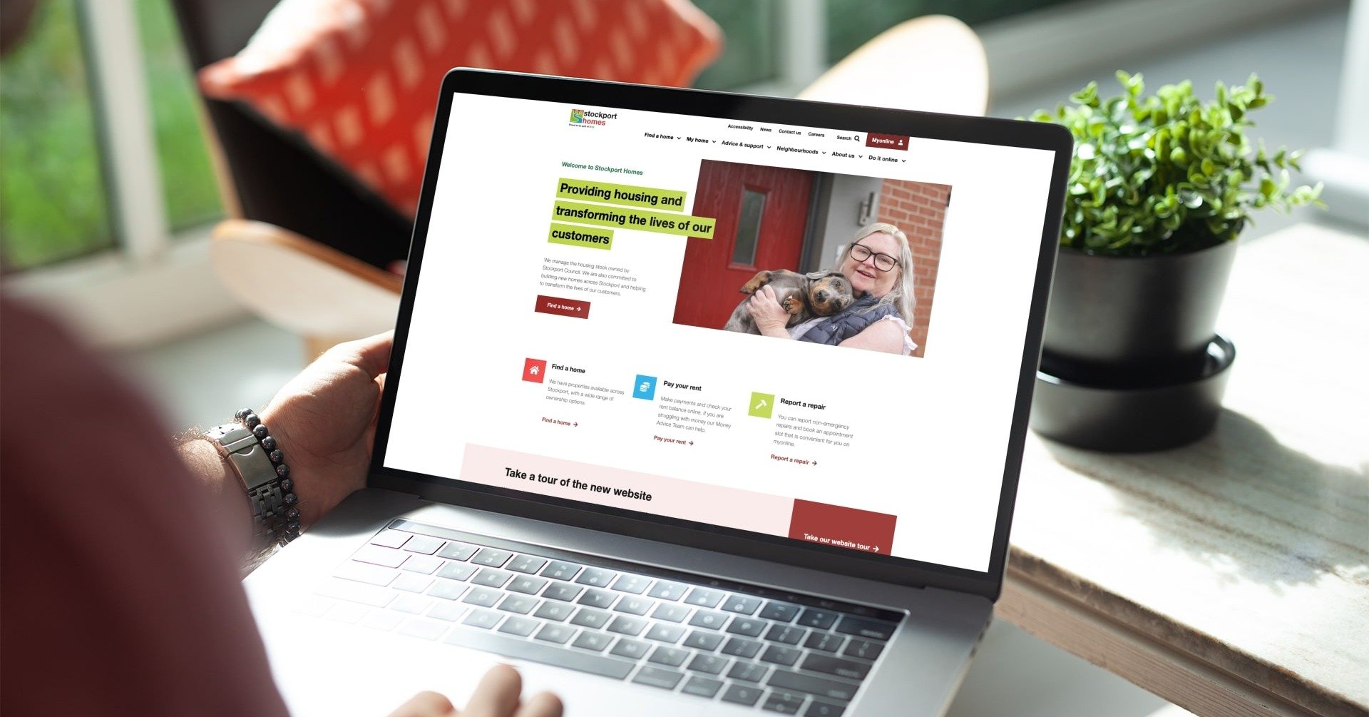 New Stockport Homes website driven by customer feedback