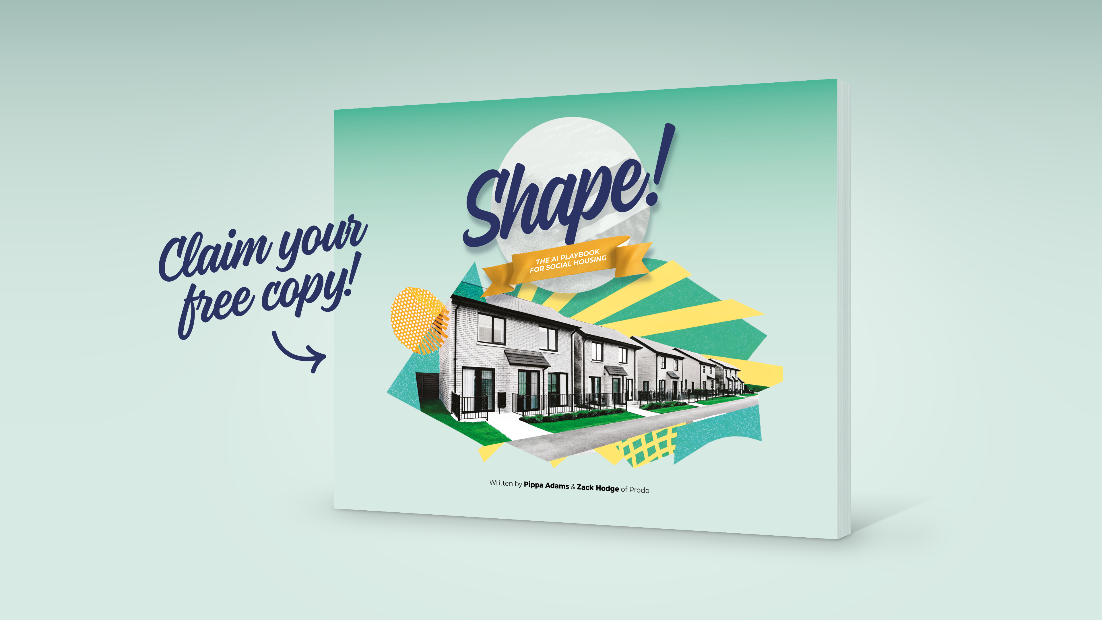 SHAPE! Claim your free on background
