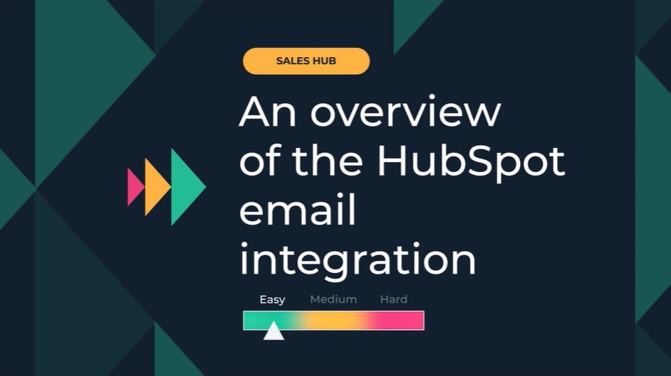 An overview of the HubSpot email integration