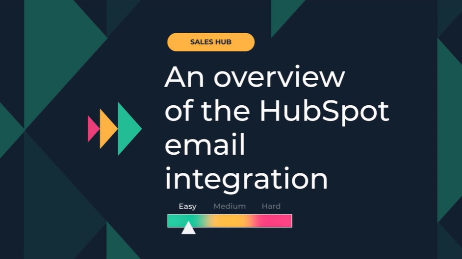 An overview of the HubSpot email integration tool